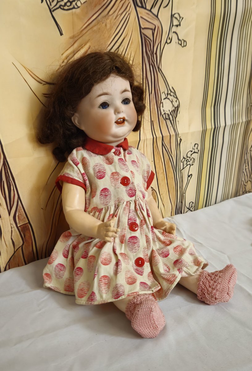 Antique Heubach Koppelsdorf Doll 342.6 – Porcelain Head – Germany Circa 1900 – -photo-3