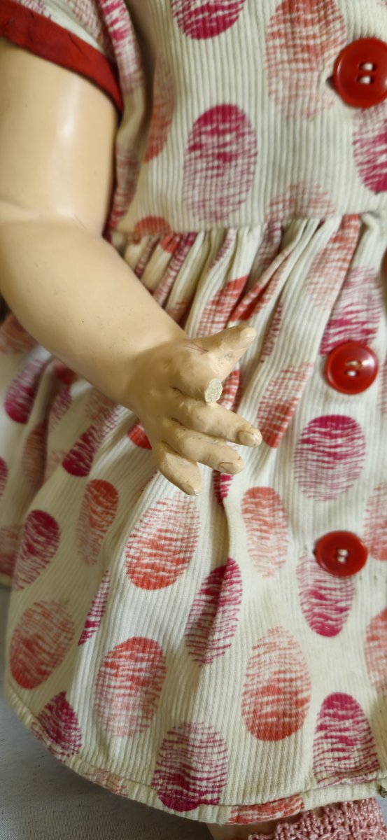 Antique Heubach Koppelsdorf Doll 342.6 – Porcelain Head – Germany Circa 1900 – -photo-5