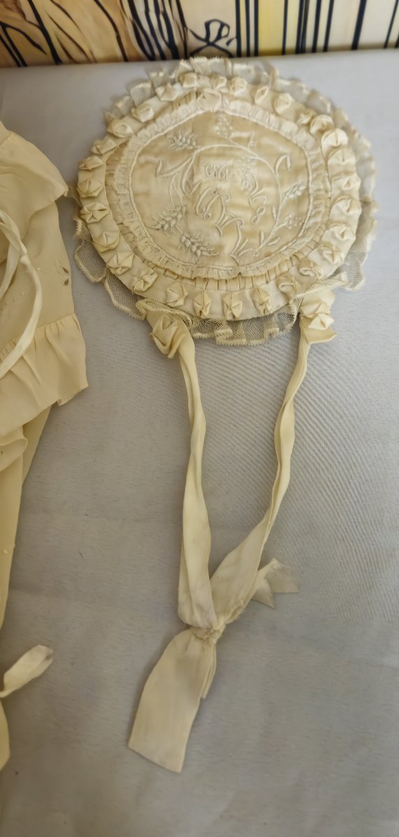 Very Large Antique Porcelain Doll Head A.18m Germany – 100 Cm – Sleeping Eyes – Circa 1930 -photo-3