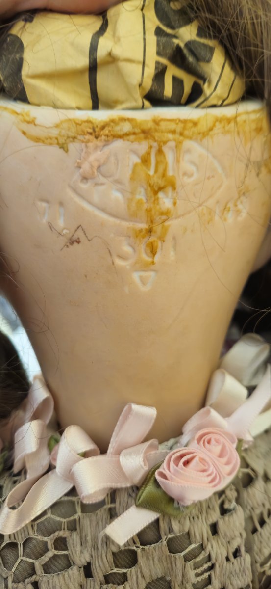 Grande poupée ancienne UNIS France 301 – tête porcelaine – vers 1930 – yeux dormeurs – 73 cm – -photo-6