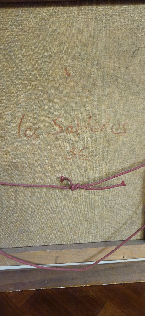 Portrait ancien de jeune homme – Huile sur toile signée René Cazassus – cadre doré-photo-7