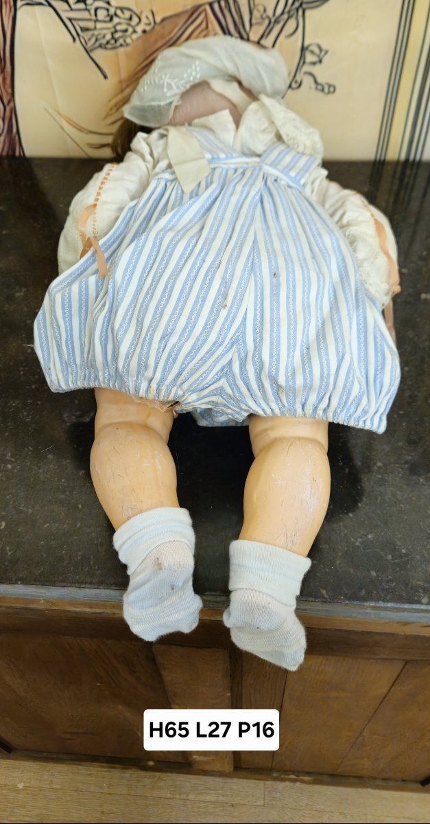 Antique Porcelain-headed Doll – Kr / Simon & Halbig – No. 126 – Germany – Circa 1910/1920 -photo-8