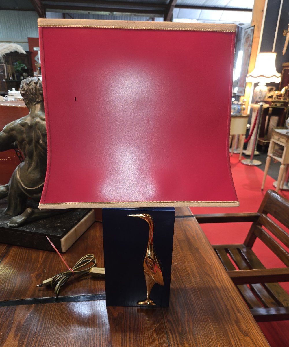 Paire de lampes de table vintage, travail Français dans le goût de la Maison Charles-photo-7