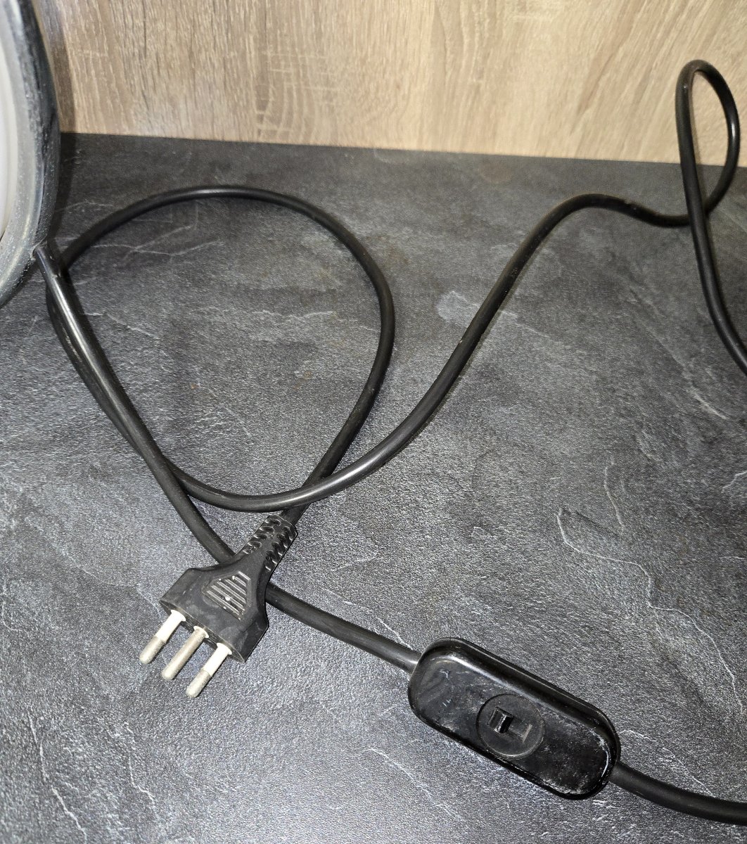 Vintage Designer Lamp Harveiluce – Iguzzini – Made In Italy – Space Age Style –-photo-3