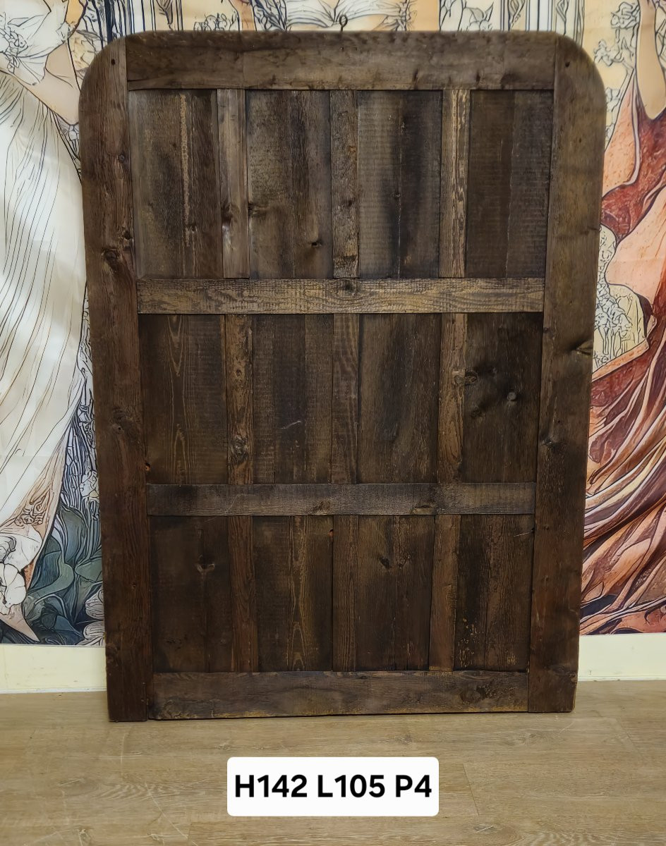 Gilded Mirror From The Louis-philippe Period (19th Century) / Circa 1830 -photo-5