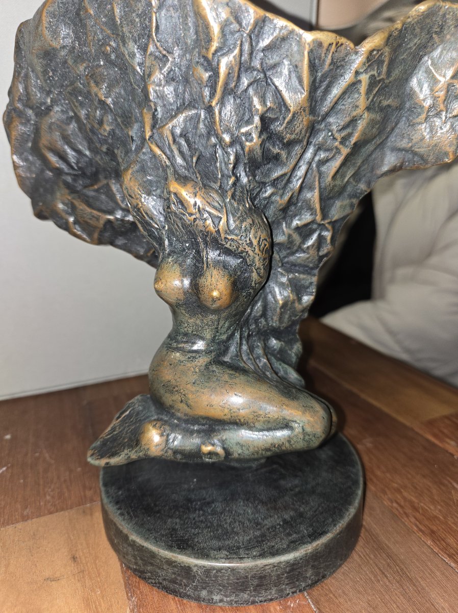 Bronze Sculpture Signed Nizam Güner / Limited Edition No. 1 Of 7  -photo-7