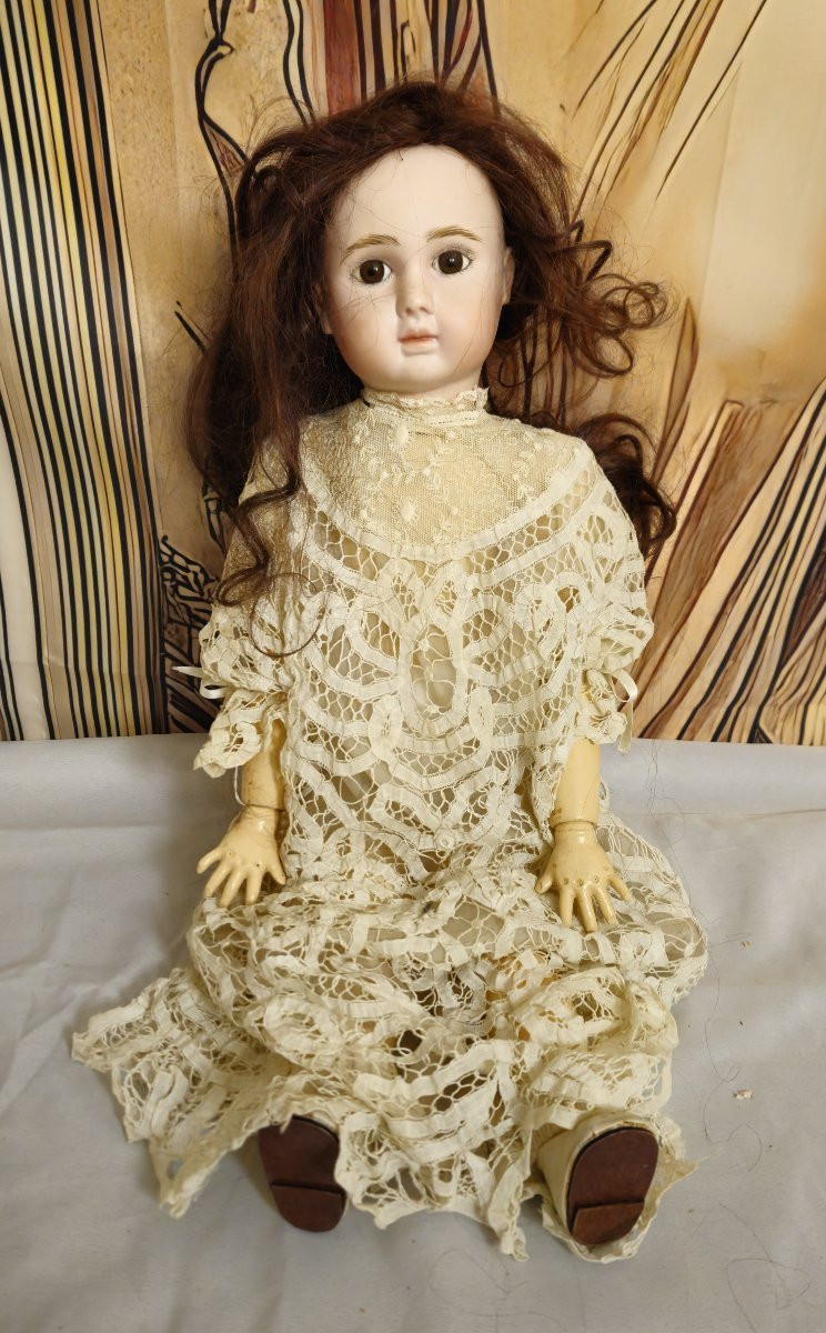 Ancienne poupée de collection marquée Steiner, fabrication début XXe siècle-photo-1