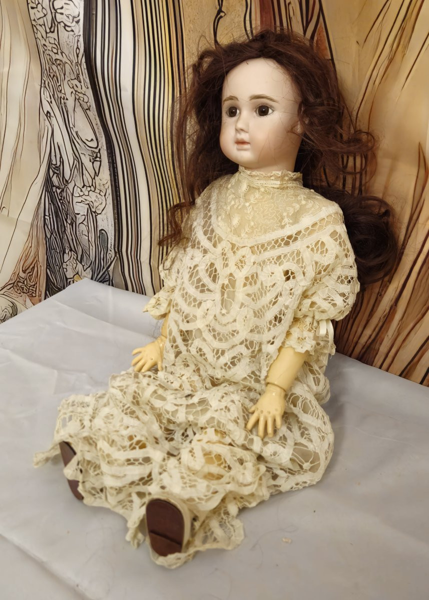 Ancienne poupée de collection marquée Steiner, fabrication début XXe siècle-photo-2