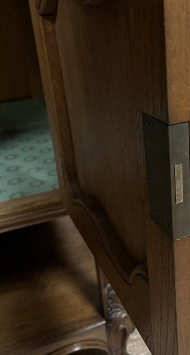 Louis XV-style Walnut Sideboard, Dating From The Mid-19ᵉ Century.-photo-3