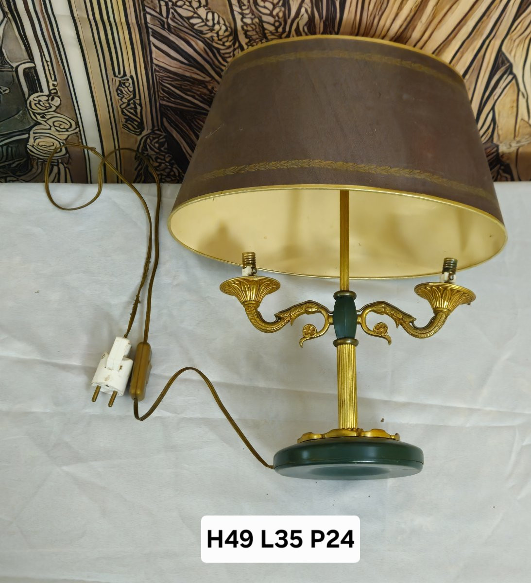 Hot-water Bottle Lamp / Empire Style Desk Lamp-photo-8