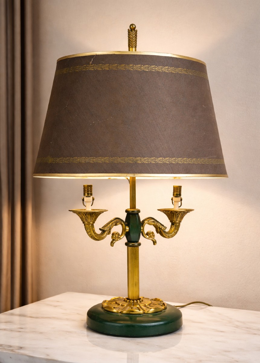 Hot-water Bottle Lamp / Empire Style Desk Lamp