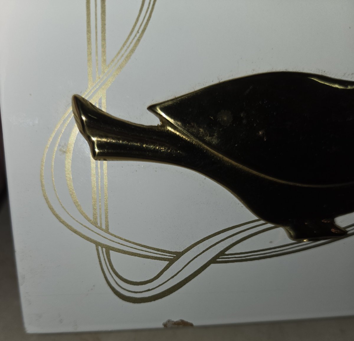 Lampe de table vintage de style Maison Charles, travail français des années 1970-photo-3