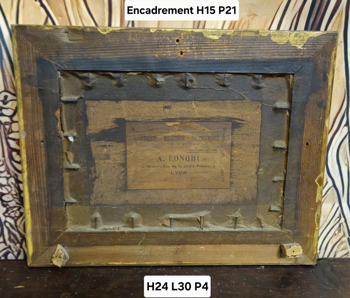 Antique Oil On Panel - Waterside Landscape - Antique Gilded Frame - 19th Century-photo-6