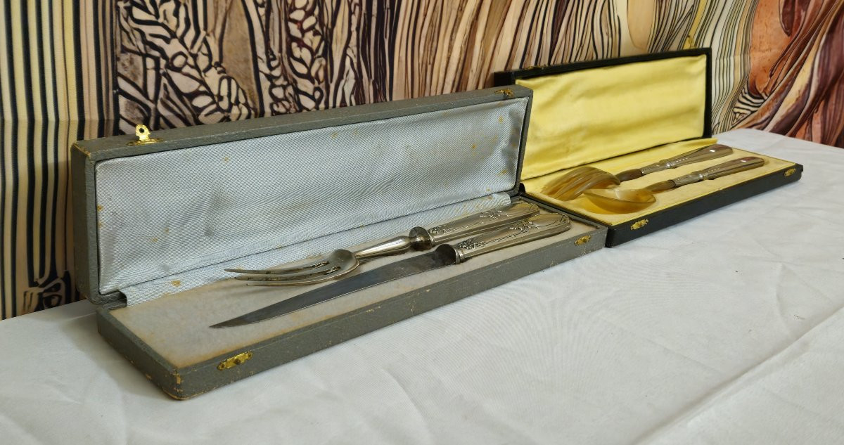 Art Of The Table: Reunion Of Two Silver-plated Cutlery Sets / B-photo-3