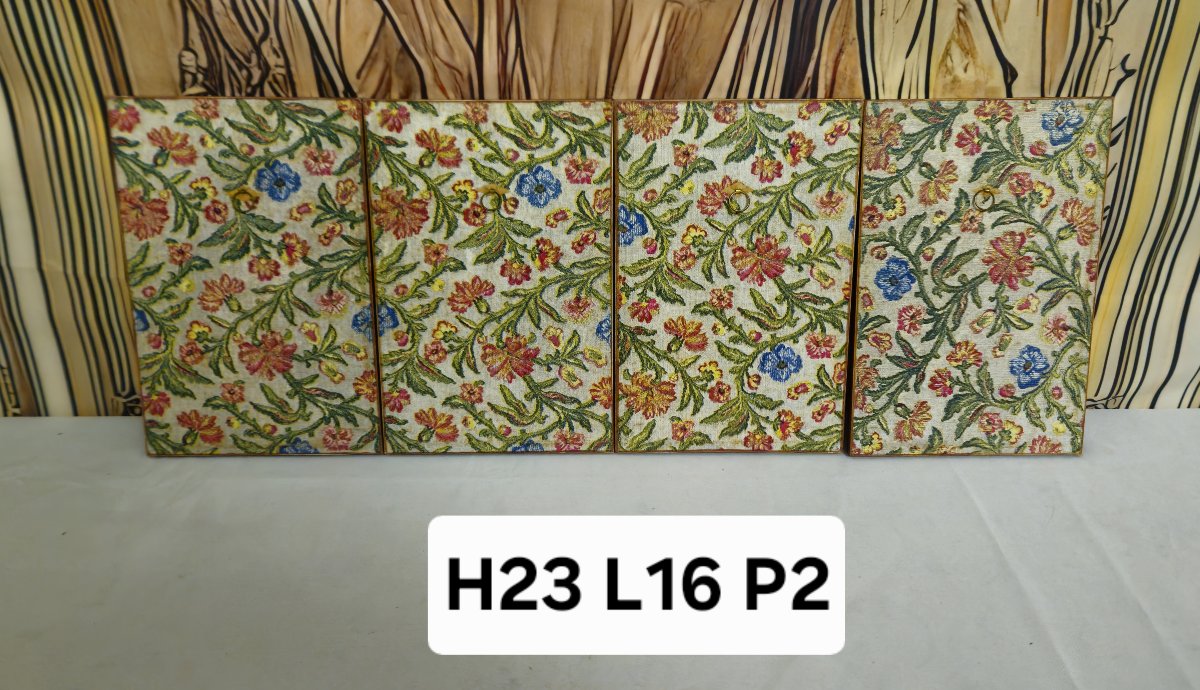 Suite Of 4 Framed Antique Engravings Tyrolean Costumes - 19th Century - Gilded Frames / A-photo-8