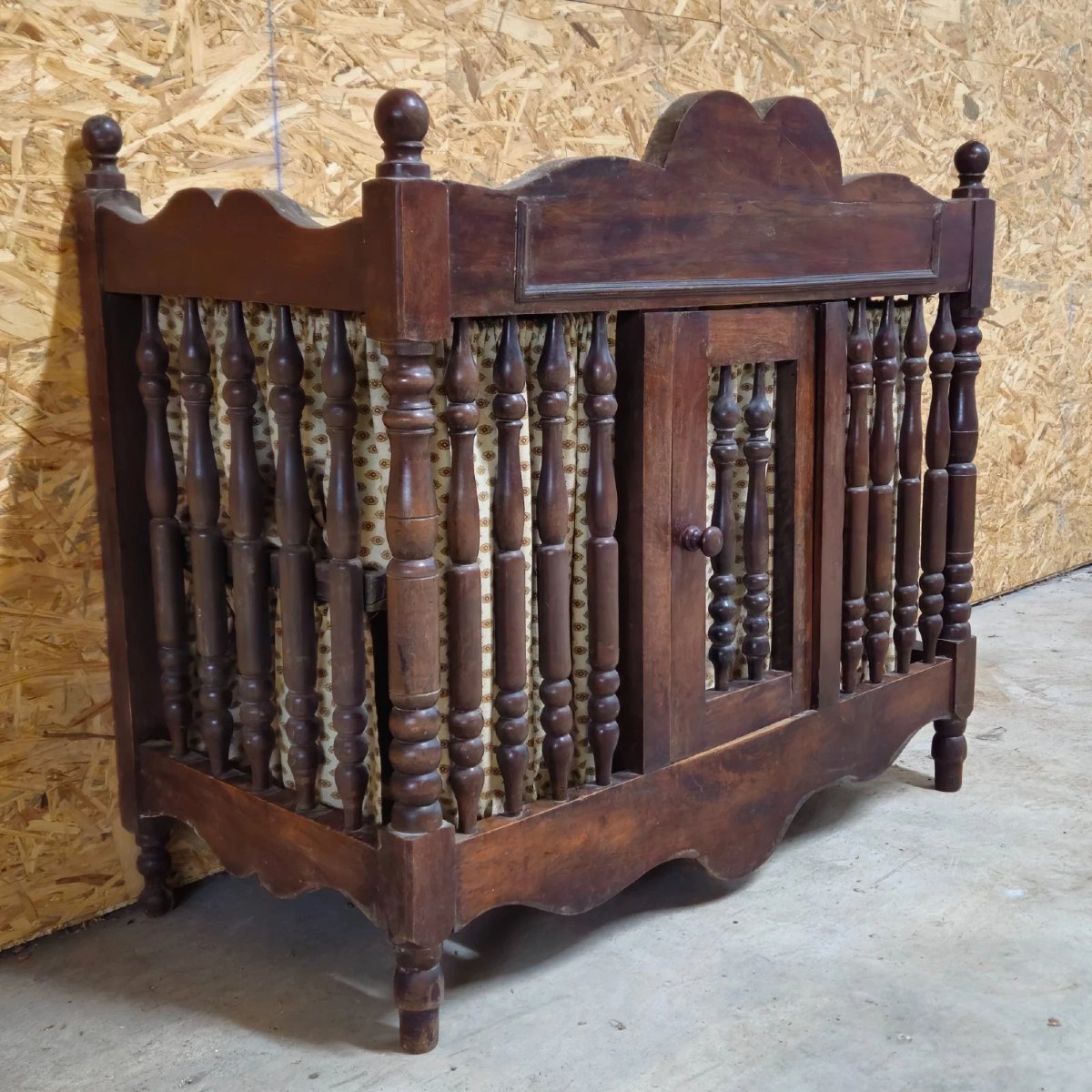 Pannetiére / meuble d’appoint a suspendre / noyer / XVIIIeme  -photo-6