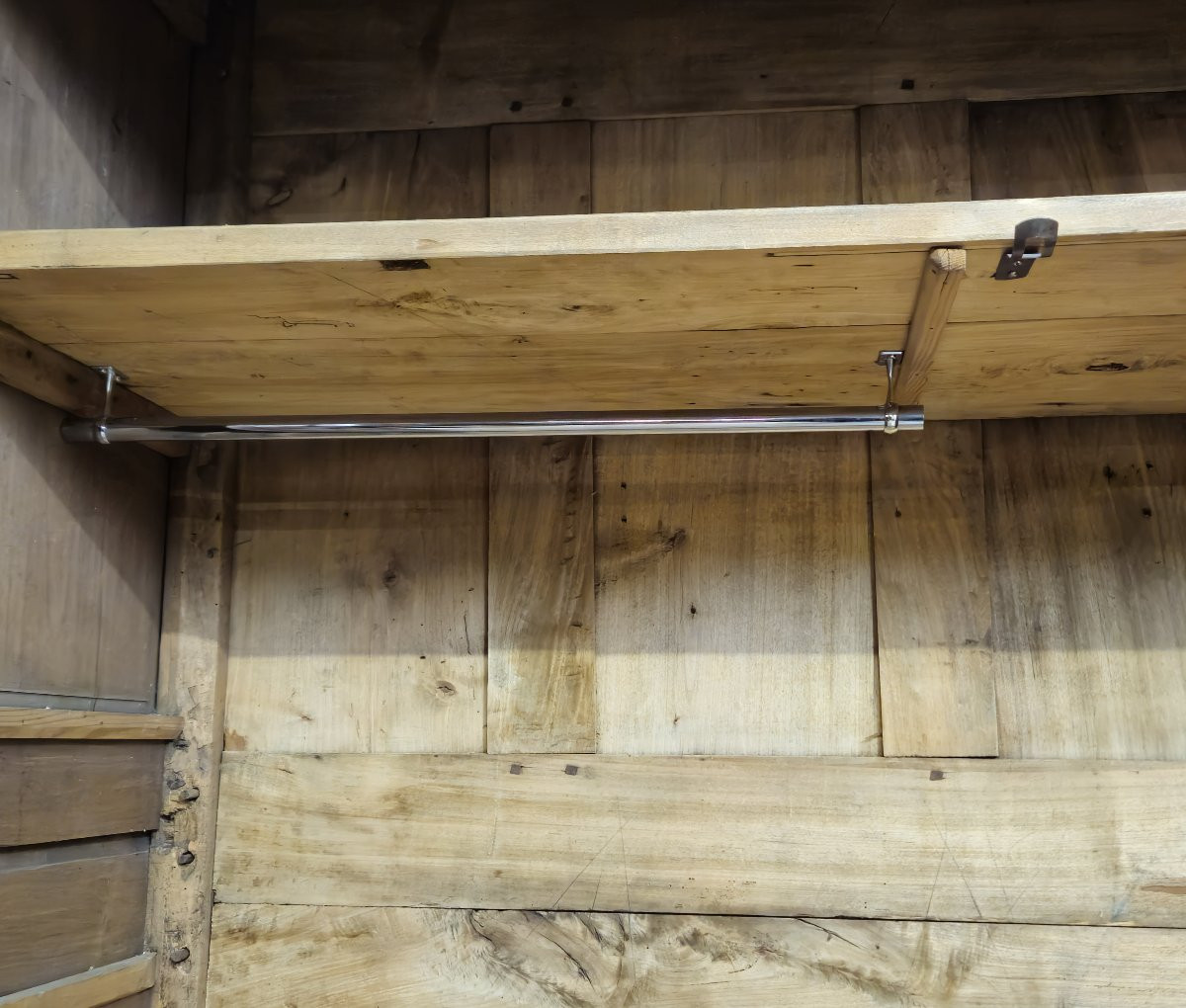 Louis XV Period Cabinet In Solid Walnut-photo-5