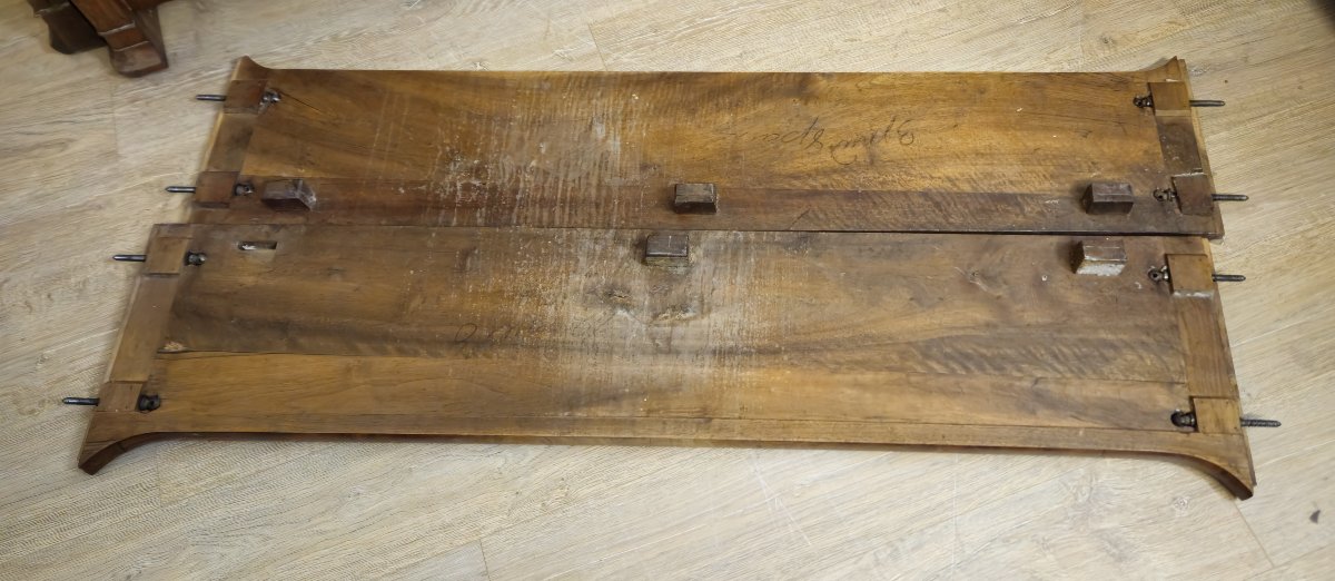 Walnut Burr Boat Bed - Charles X / Restoration / Louis Philippe Period-photo-8