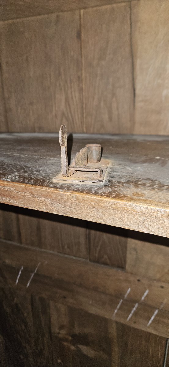 Importante armoire d’époque Louis XV en noyer massif -photo-2