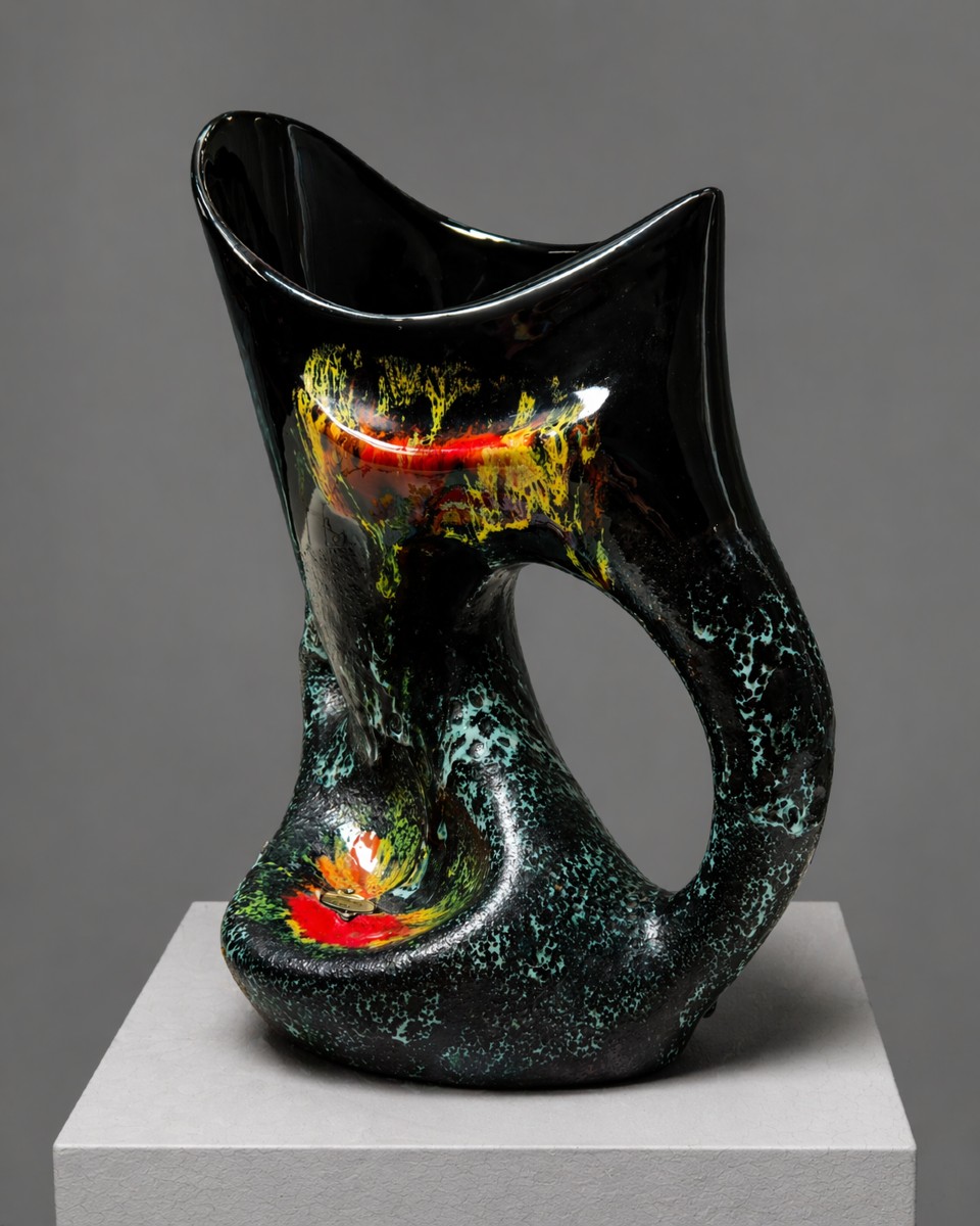 Vase Vallauris – Céramique d’art – Travail des années 50/60  