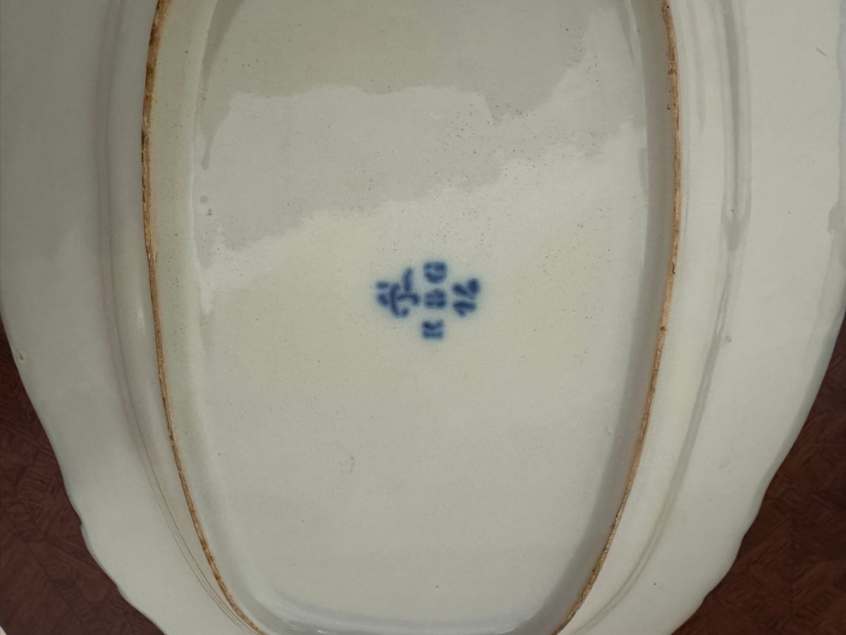 Keller Et Guerin: Suite Of Two Polychrome Earthenware Dishes - 19th Century-photo-5