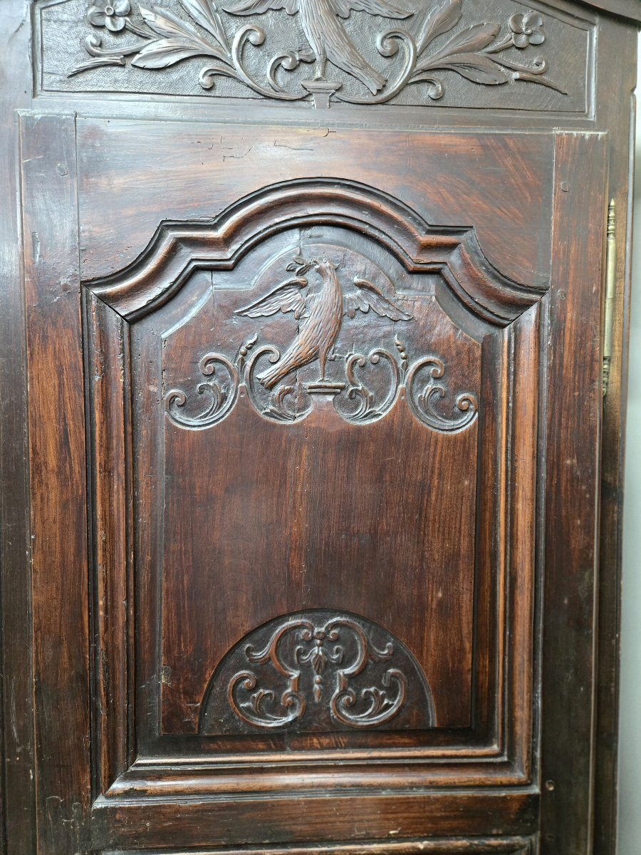 Louis XV Period Lyon-style Solid Walnut Armoire-photo-4