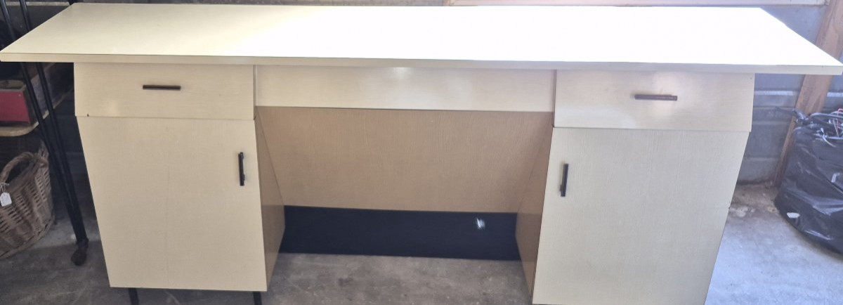 Modernist Formica Desk, Work From The 1950s-photo-2