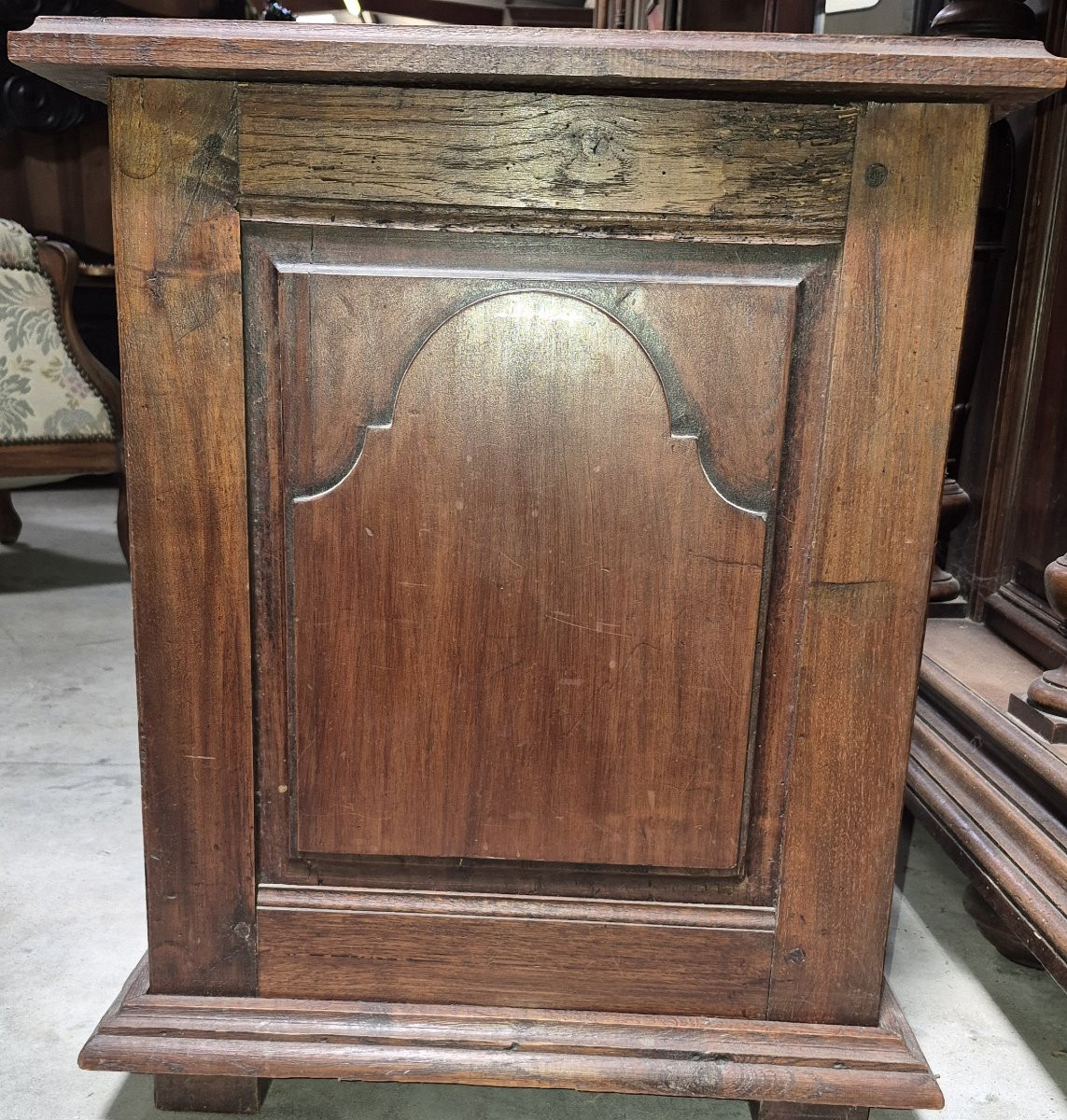 Solid Oak Chest, 19th Century-photo-3