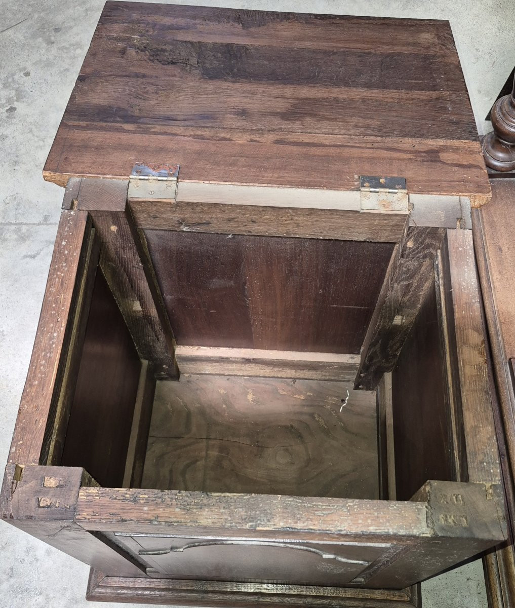 Solid Oak Chest, 19th Century-photo-5