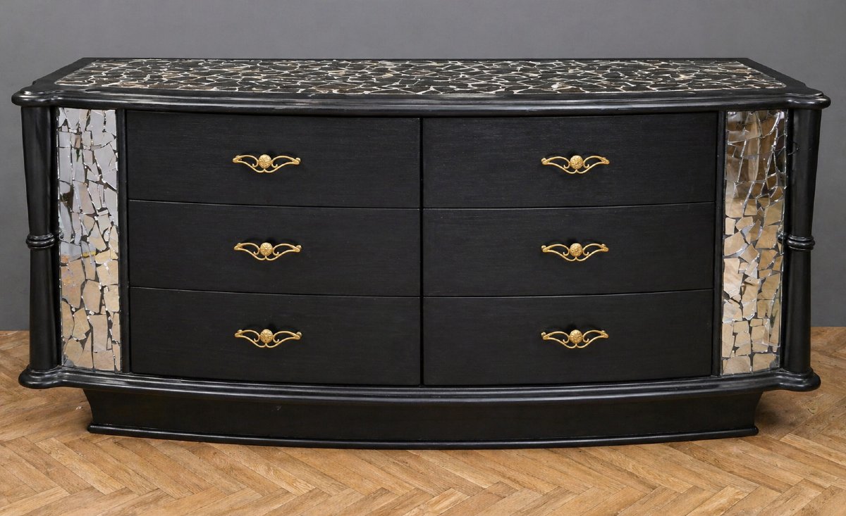 Art Deco Period Chest Of Drawers-photo-2