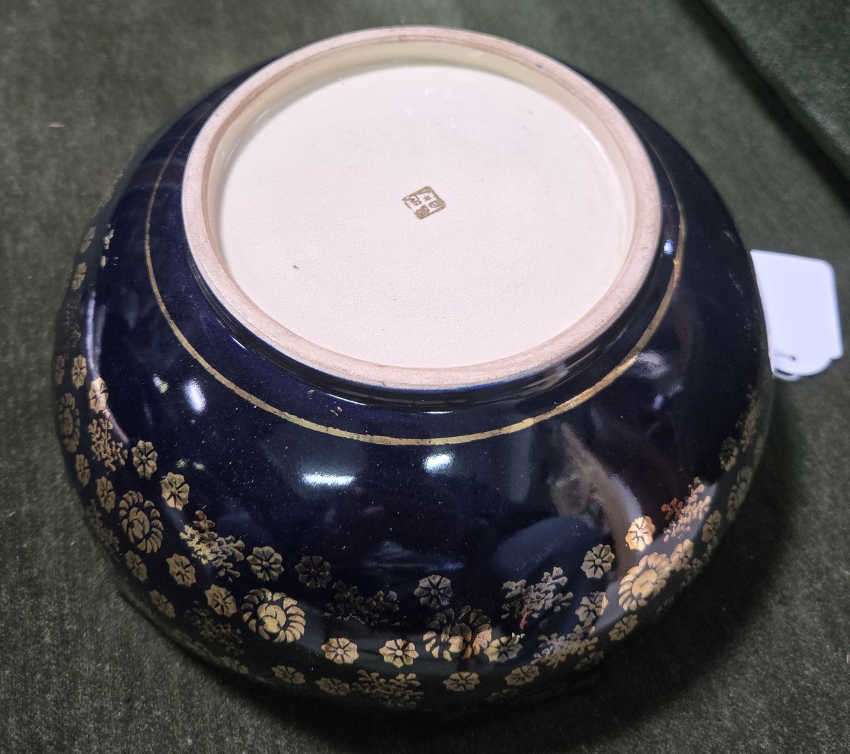 Large Japanese Satsuma Porcelain Bowl-photo-2