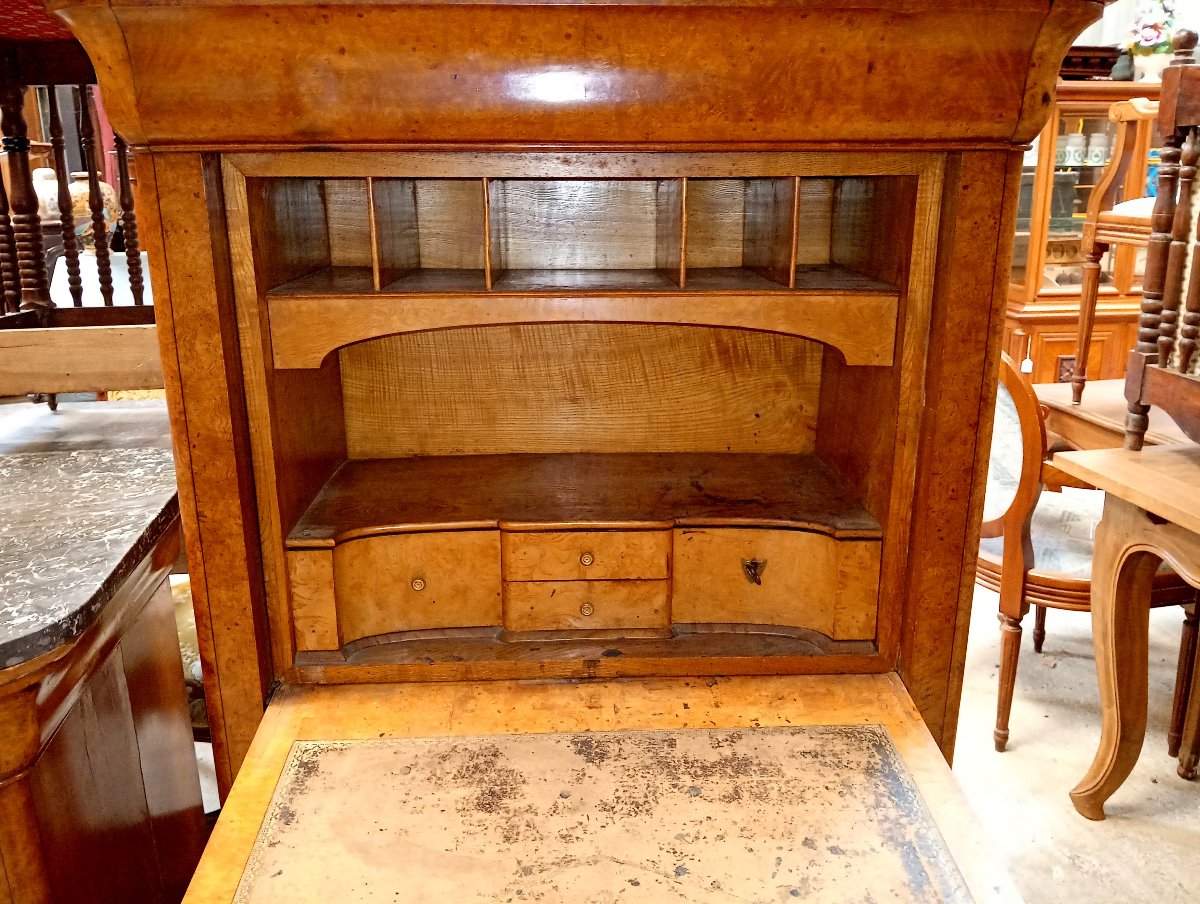 Ensemble de mobilier en pendant époque Charles X en érable-photo-4
