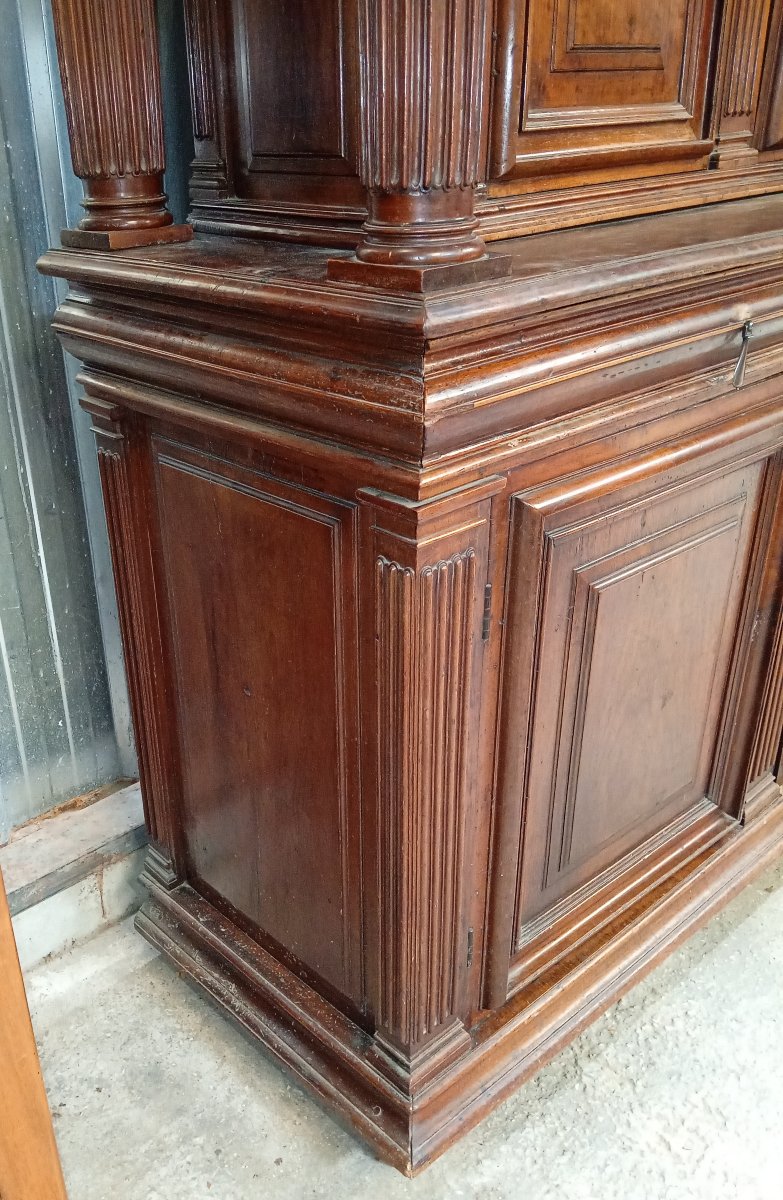Important buffet deux corps cabinet de style Renaissance – XIXe siècle  -photo-5