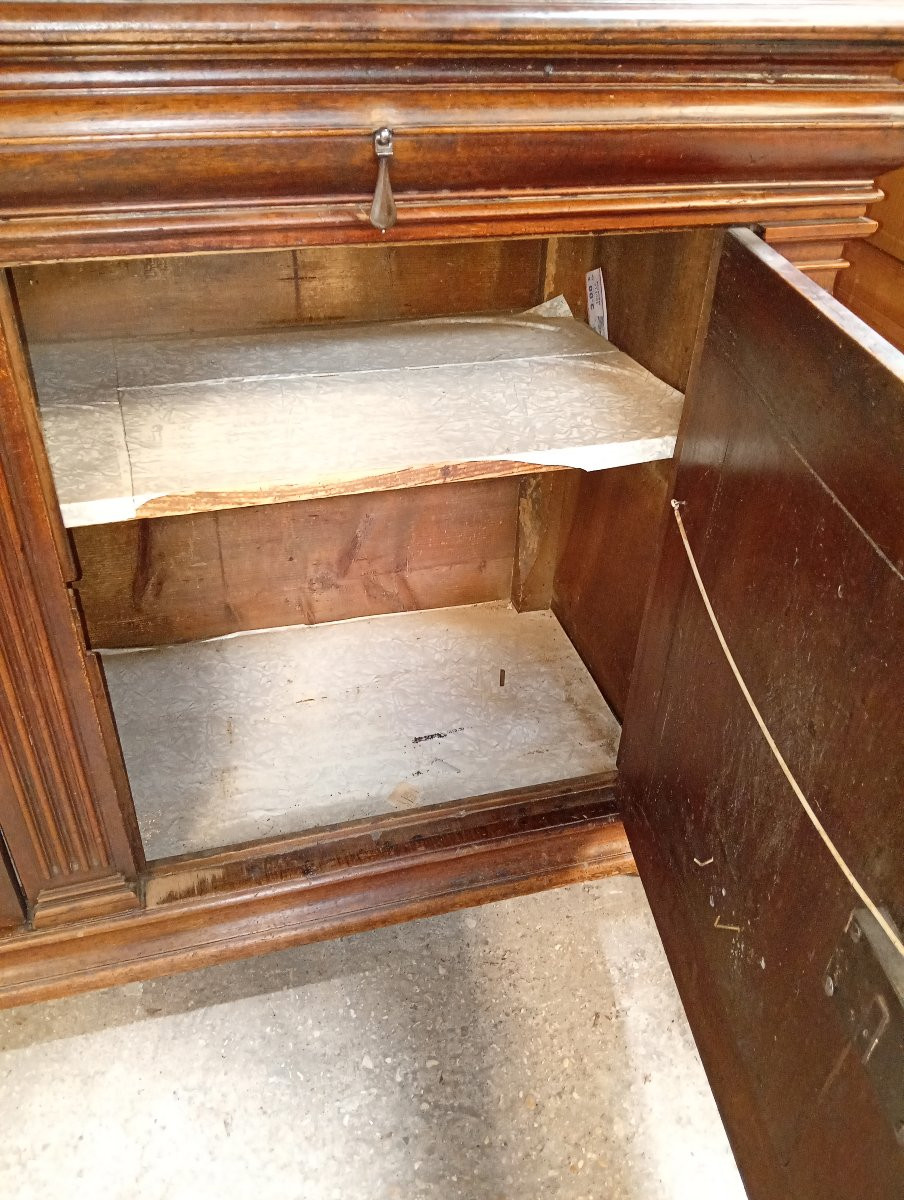 Important buffet deux corps cabinet de style Renaissance – XIXe siècle  -photo-7