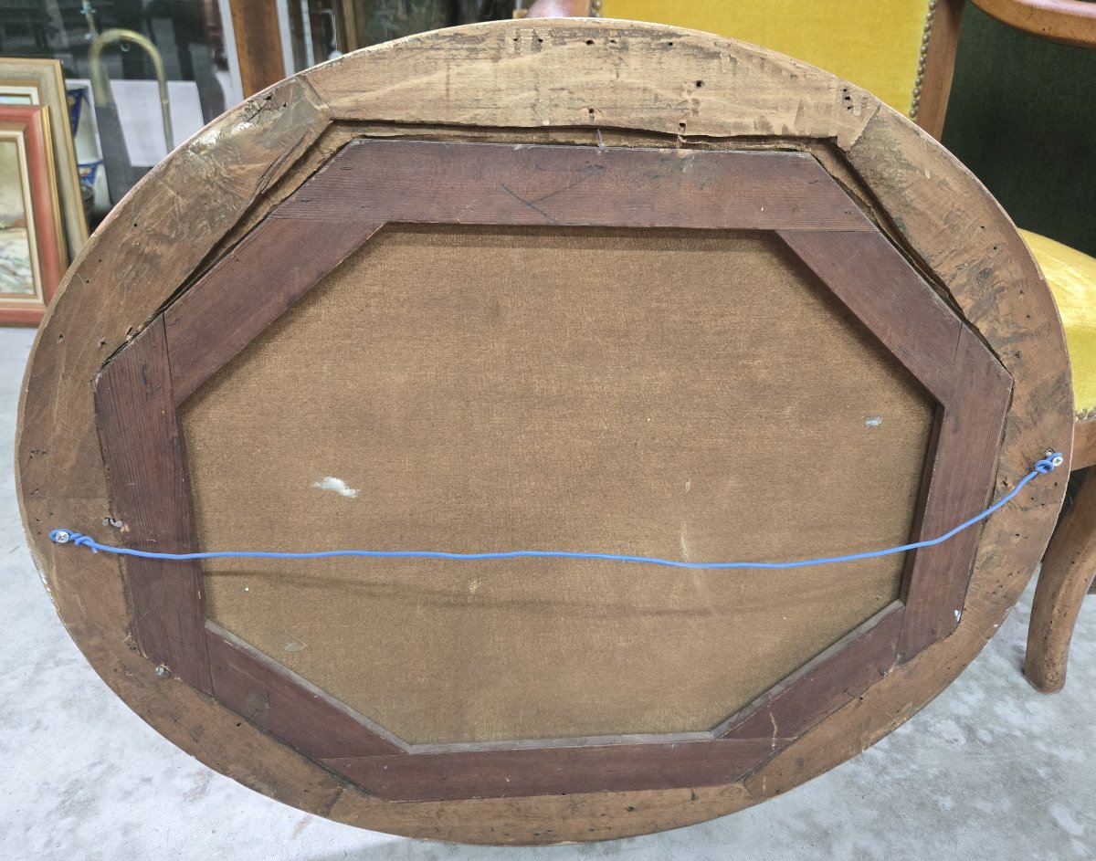 J Faure : Huile sur toile représentant un port animé de voiliers et de pêcheurs-photo-5