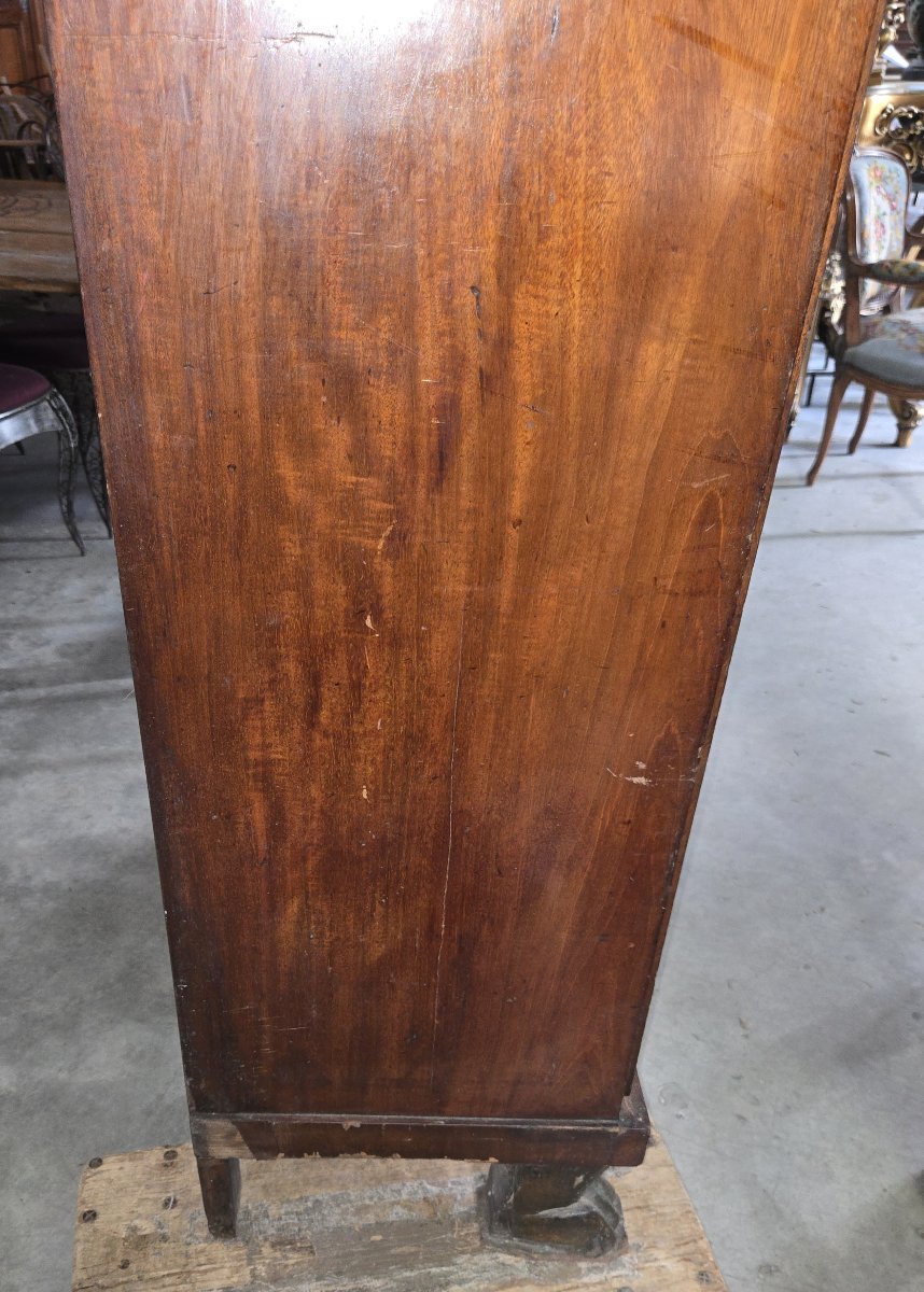 Empire Period Mahogany And Gilt Bronze Writing Desk-photo-4