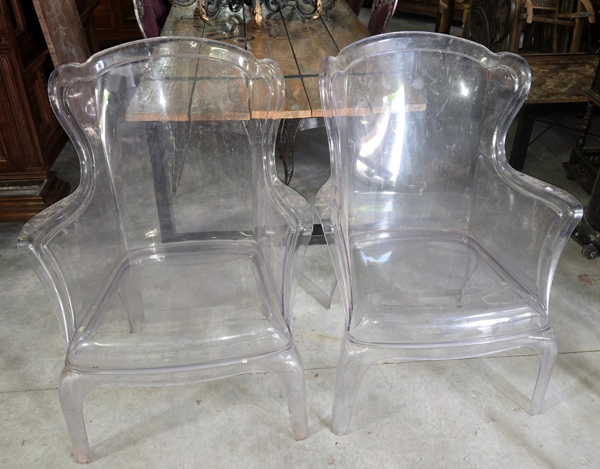 Paire de fauteuils « Pasha » d'après Pedrali – Design contemporain  -photo-4