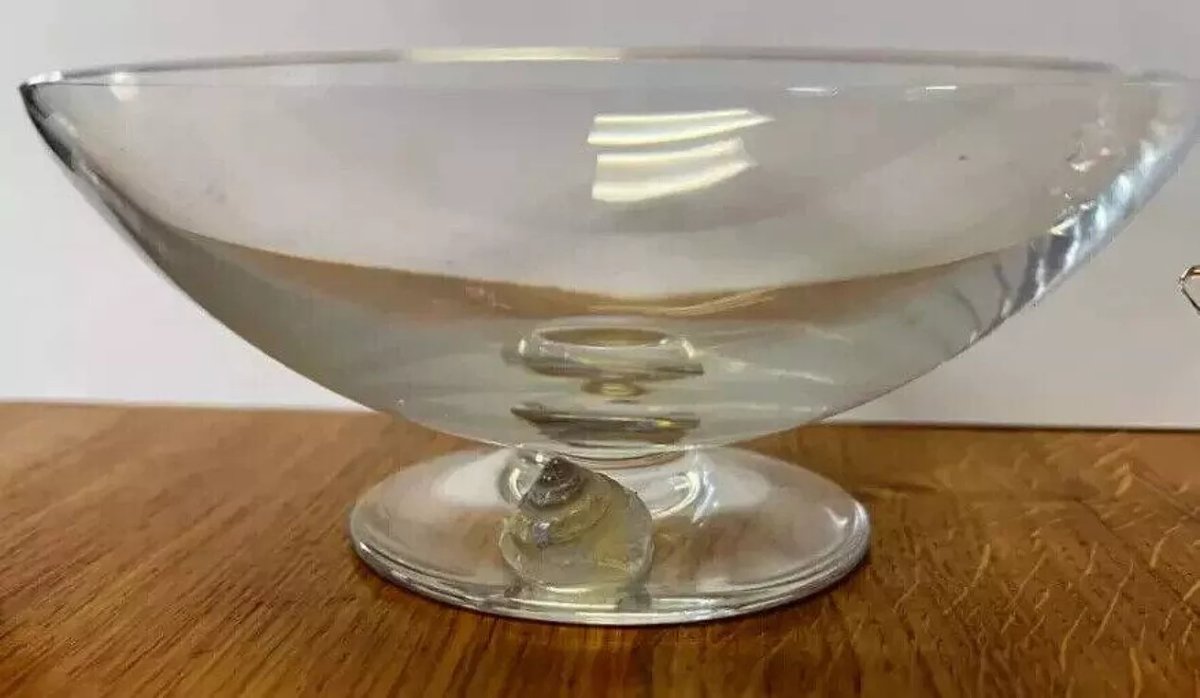 Daum: Snail-shaped Glassware Made Of Clear Crystal And Glass Paste-photo-4