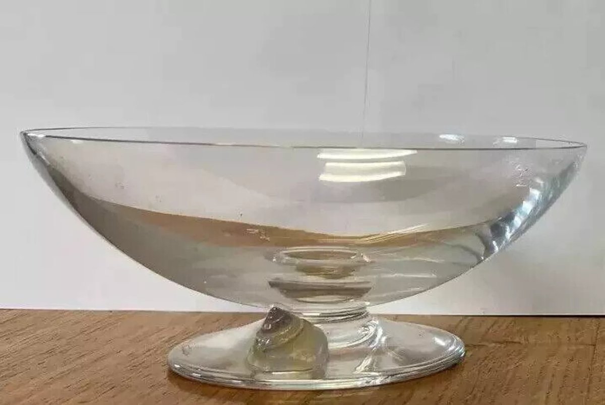 Daum: Snail-shaped Glassware Made Of Clear Crystal And Glass Paste-photo-2