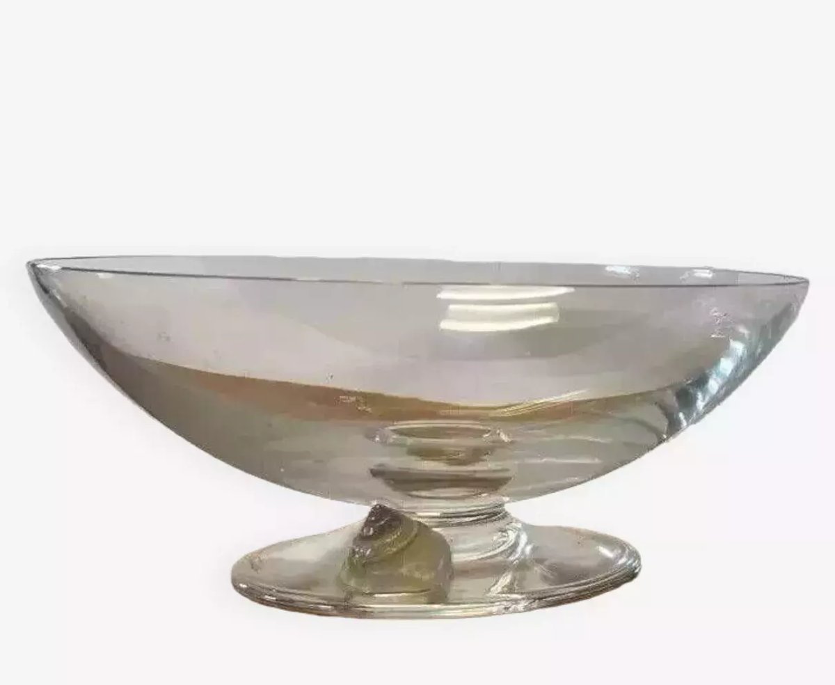 Daum: Snail-shaped Glassware Made Of Clear Crystal And Glass Paste-photo-3