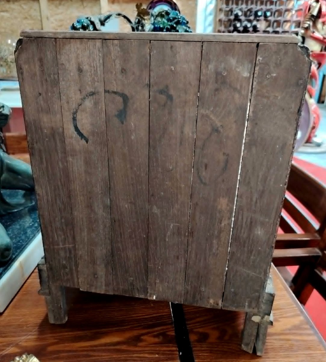 Asie XIXeme : Temple Birman en bois et métal doré-photo-2