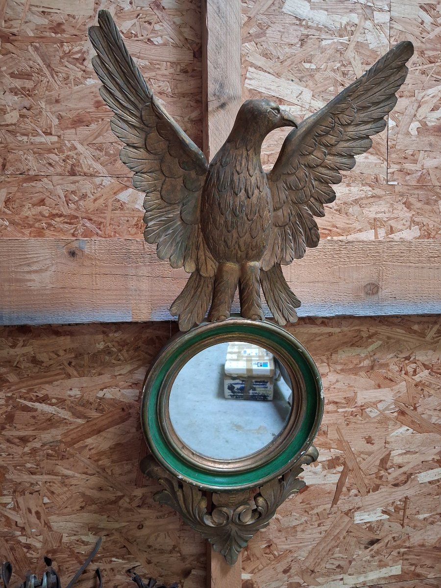 Empire-style Mirror With An Eagle -photo-2