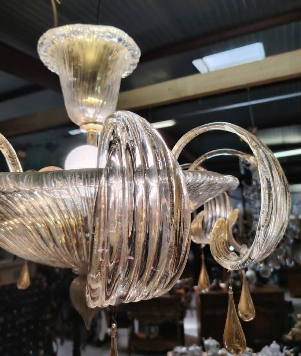 lustre Murano en verre soufflé-photo-3