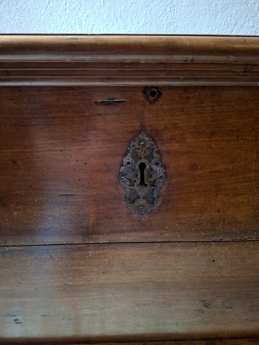 Louis XIII-period Burgundian Walnut Chest, 17th Century  -photo-1