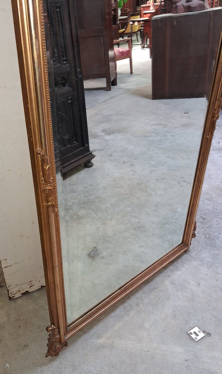 Grand miroir de cheminée de style Louis XV-photo-3
