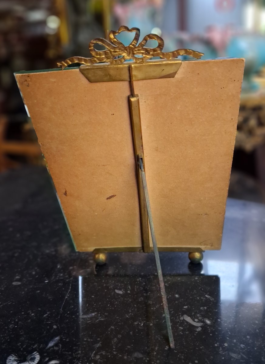 Set Of Three Gilt-bronze Picture Frames In The Louis XV And Art Deco Styles – 20th Century-photo-5