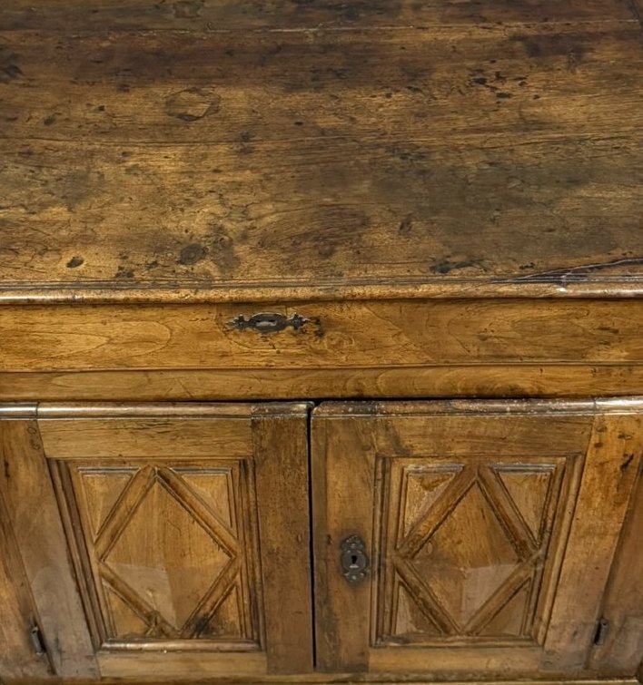 Louis XIII-style Sideboard Made Of Fruitwood – 17th Century -photo-2