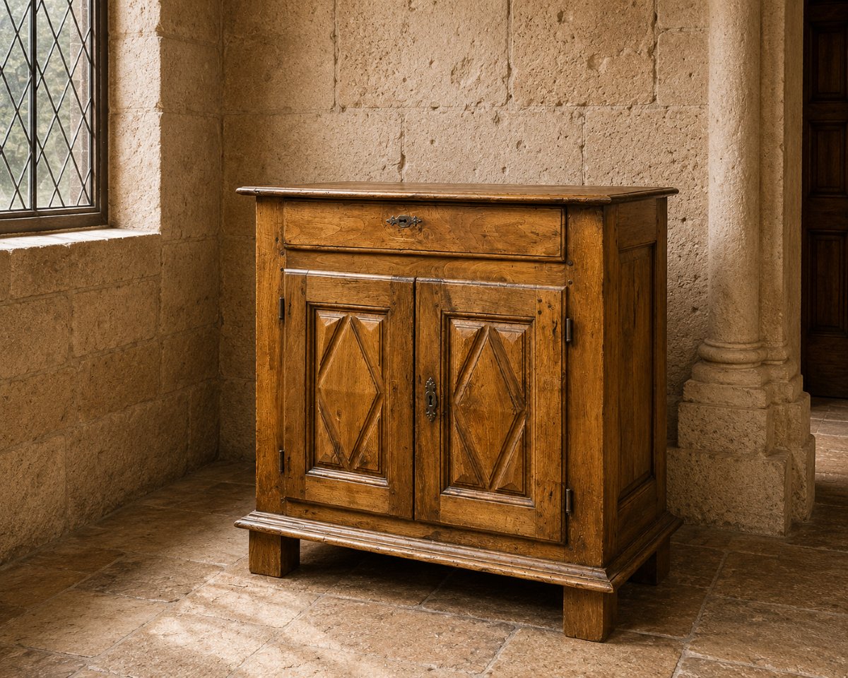 Louis XIII-style Sideboard Made Of Fruitwood – 17th Century 
