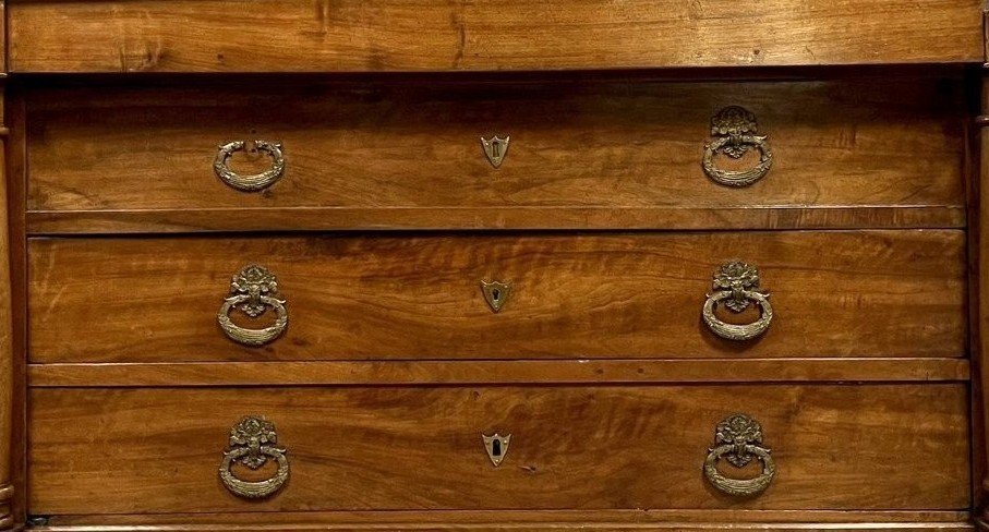 Walnut Column-style Kneading Chest – Empire Period, 19th Century-photo-6