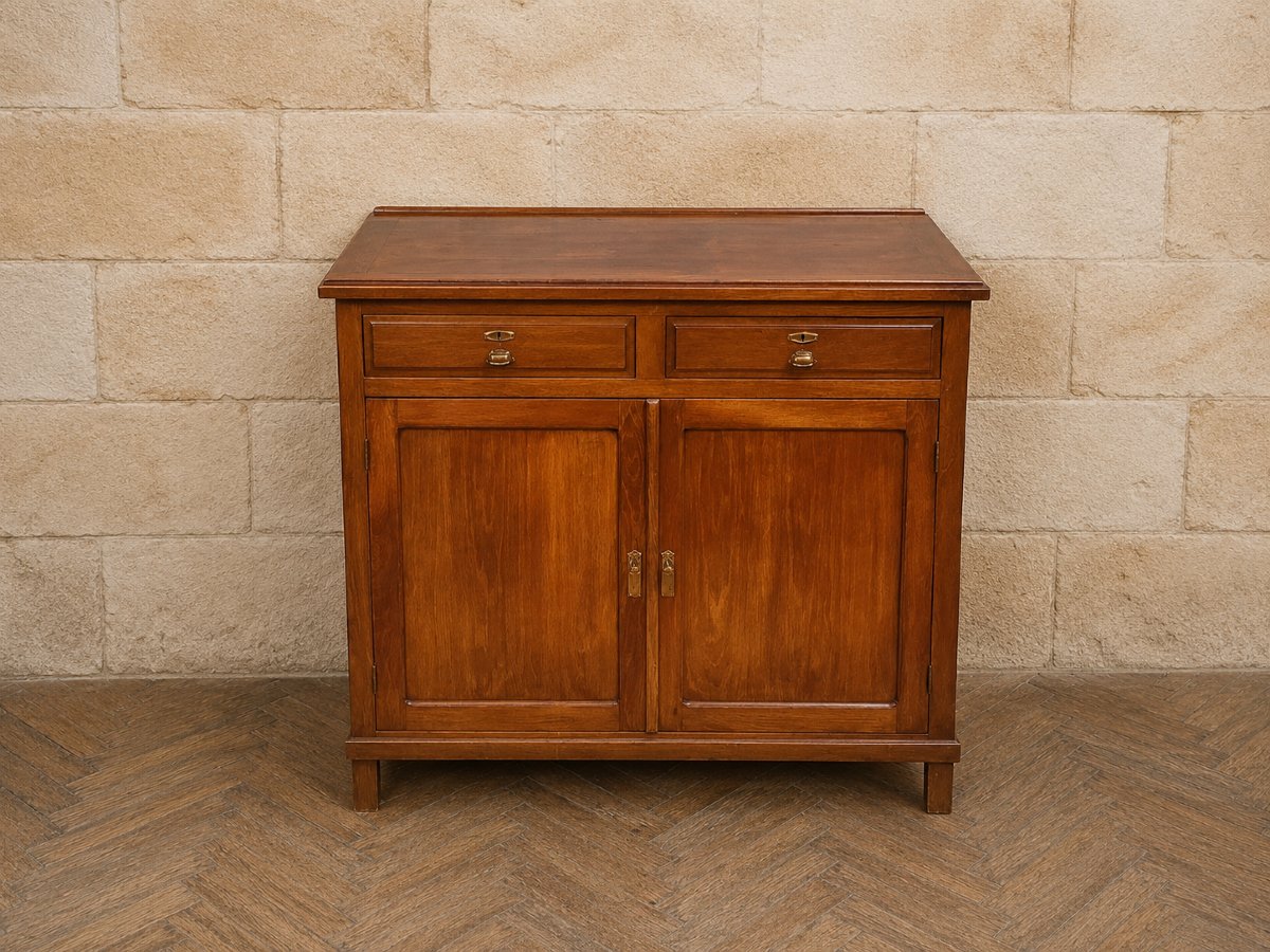 Buffet pupitre de classement en bois massif – Meuble de métier – Début XXᵉ siècle  